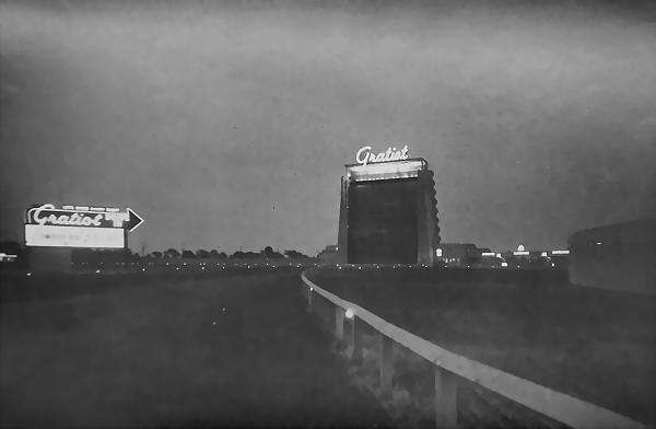 Gratiot Drive-In Theatre - From Driveway